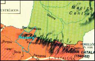 Navarra a mediados del  XVII